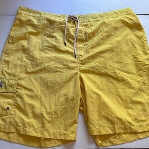 Polo by Ralph Lauren Men's Yellow Board Shorts 3Xlarge big